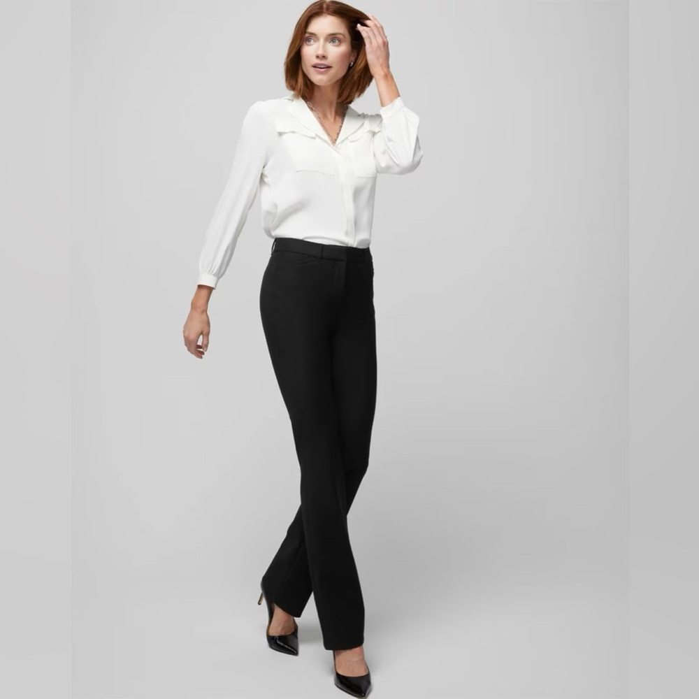 White House Black Market Comfort Stretch Classic Slim Boot Dress Pant